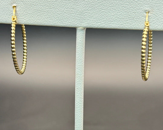 14K Gold Earrings mini balls