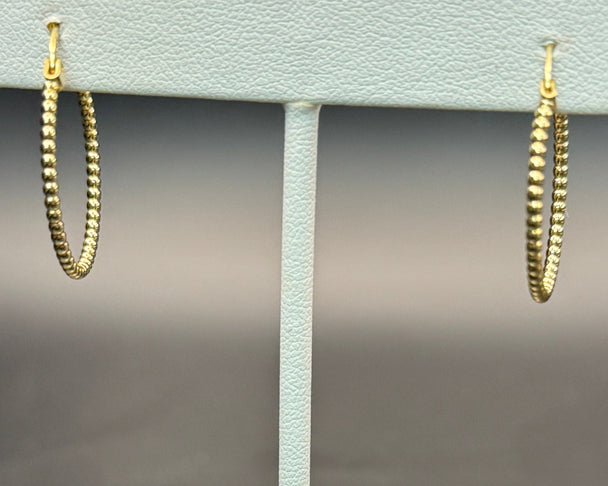 14K Gold Earrings mini balls