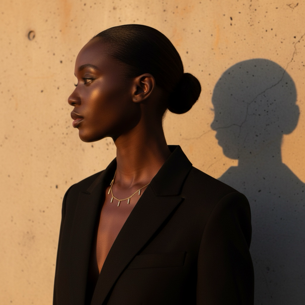 14K Gold Sticks Necklace