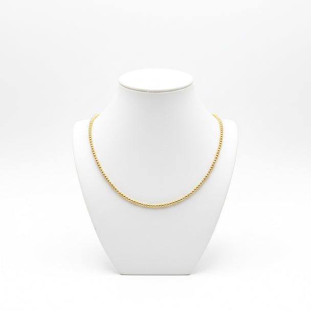 14K Gold Mini Balls Necklace