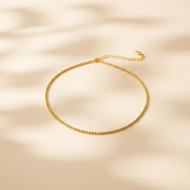14K Gold Mini Balls Necklace