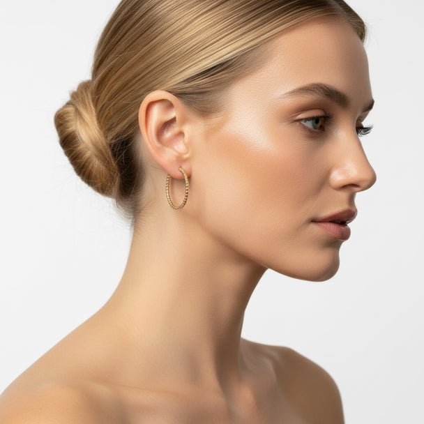 14K Gold Earrings mini balls
