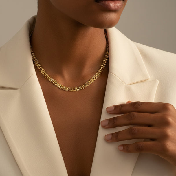 18K Gold Bismark Chain