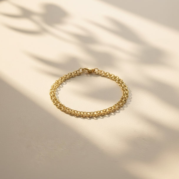 18K Gold Bismark Bracelet