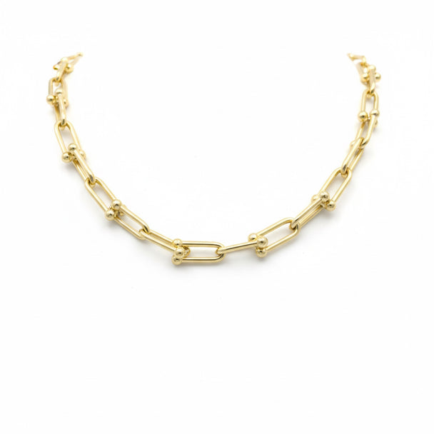 18K Solid yellow Gold Link Chain
