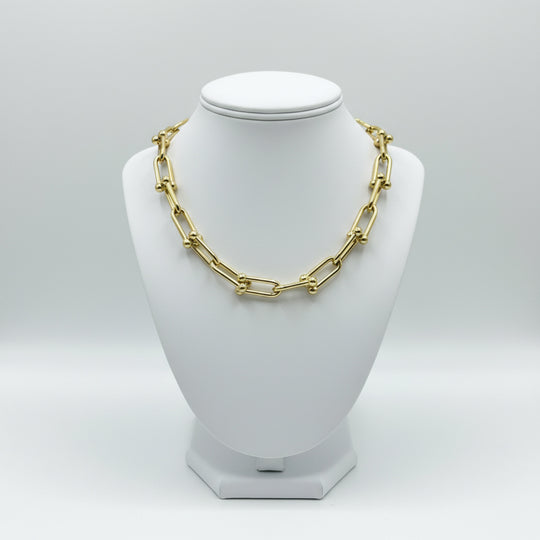 18K Solid yellow Gold Link Chain