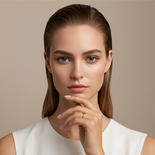 14K Minimal Cross Ring