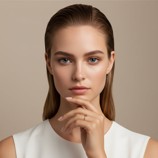 14K Minimal Cross Ring