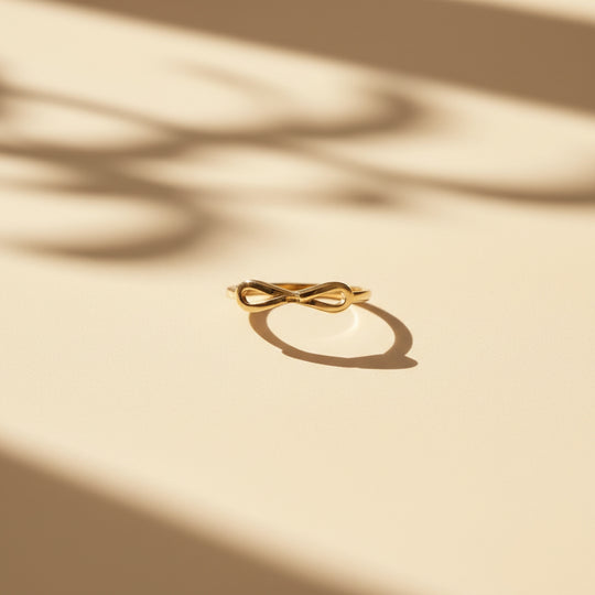 14K Minimal Infinity Ring