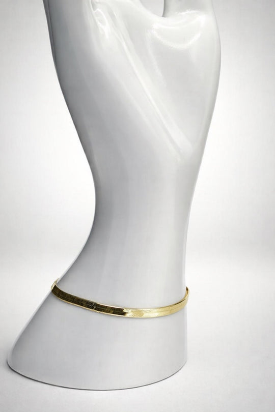 18K Gold Flex Herringbone Bracelet