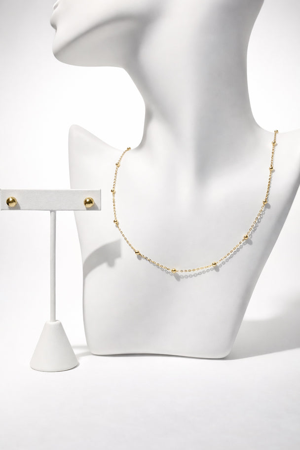 Golden Dot Duo Set in 18K Gold