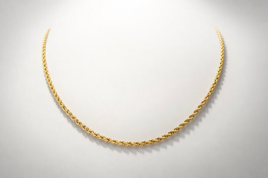 18K Gold Rope Chain