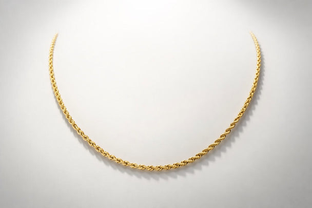 18K Gold Rope Chain