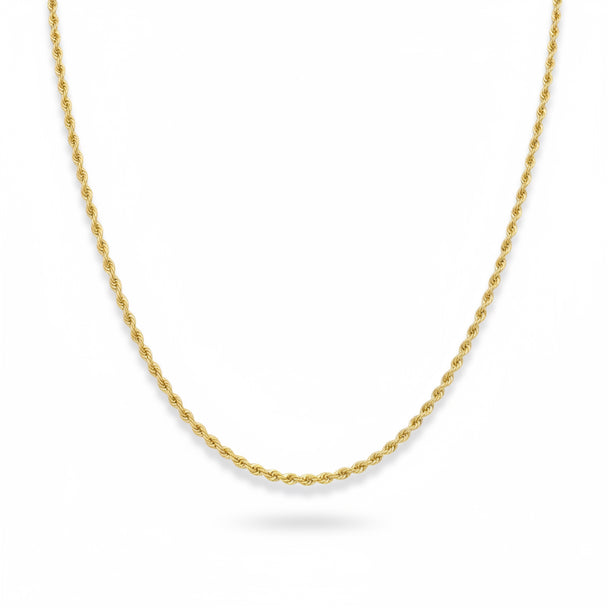 18K Gold Rope Chain