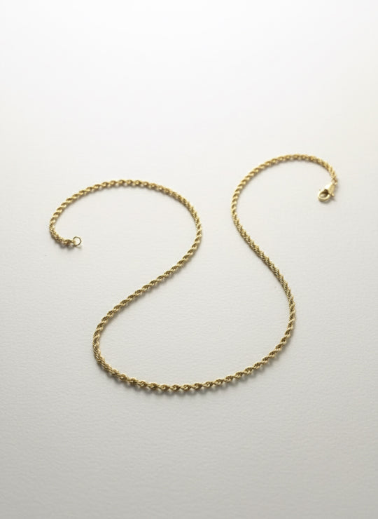 18K Gold Rope Chain