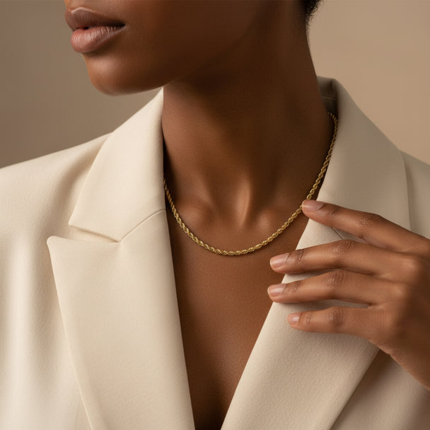 18K Gold Rope Chain