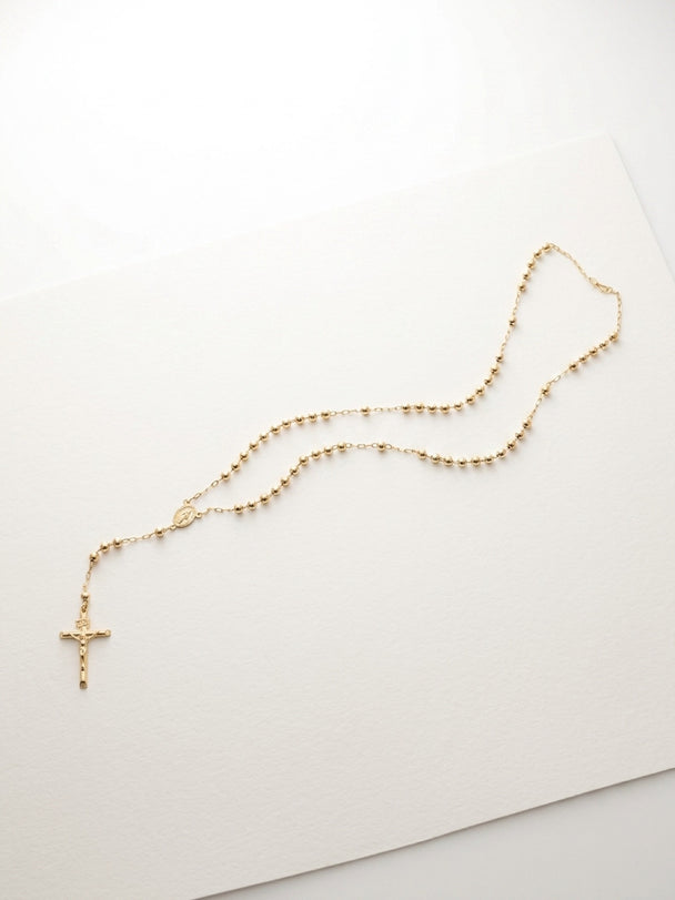 Legacy Rosary Necklace 14K