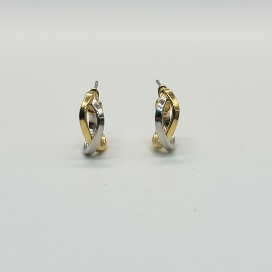 18K Mixed Hoops - Modern Duo Earrings