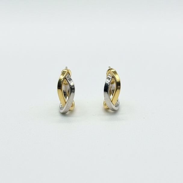 18K Mixed Hoops - Modern Duo Earrings